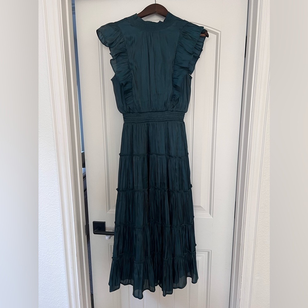 Lulu's Teal Maxi Dress - Picture 12 of 12